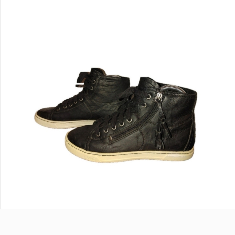 UGG Australia Blaney Trainer Leather Fashion Hi-Top Sneakers Size 7
